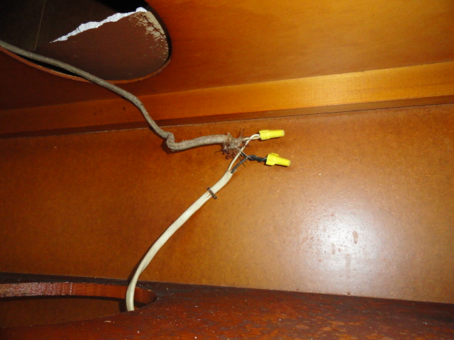 Missing Junction Box at a Jackson Home Inspection